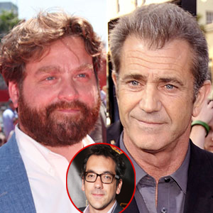 Mel Gibson, Zach Galifianakis, Todd Phillips Mel Gibson, Zach Galifianakis, Todd Phillips